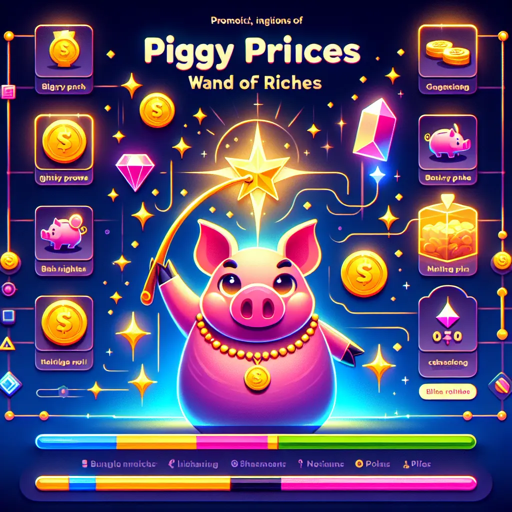 Piggy Prizes Wand of Riches slot game